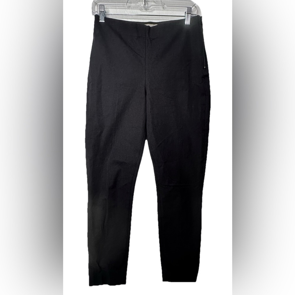 Everlane Pants Women’s Size 6 Black Skinny Ankle Stretch Cropped Career Side Zip